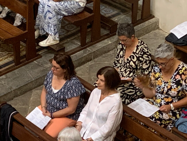 Messe de départ de notre cher curé Dominique  : 
