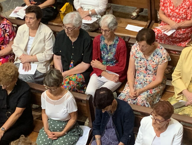 Messe de départ de notre cher curé Dominique  : 