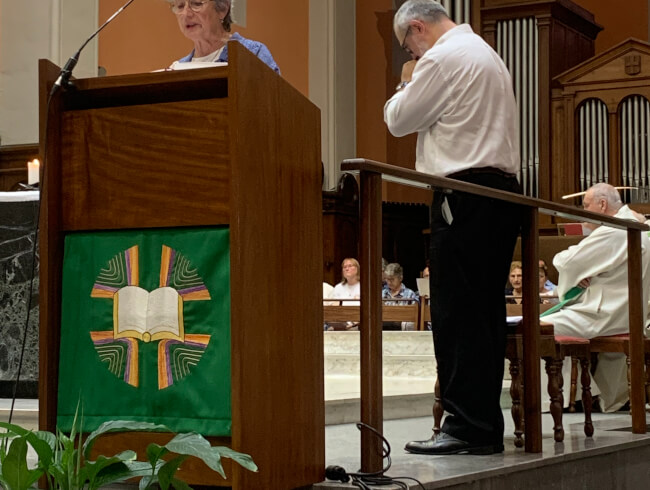 Messe de départ de notre cher curé Dominique  : 
