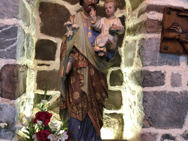 Défi photos de Saint Joseph 3eme semaine  : Saint Joseph église de Saint Esteben 