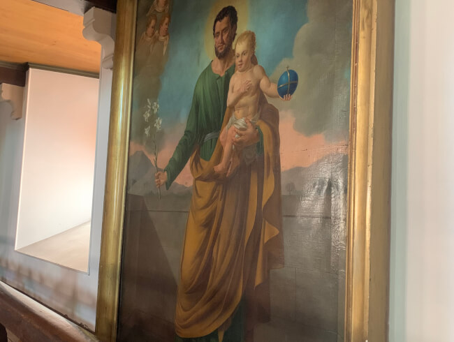 Défi photos de Saint Joseph 3eme semaine  : Saint Joseph galerie église d'hasparren 