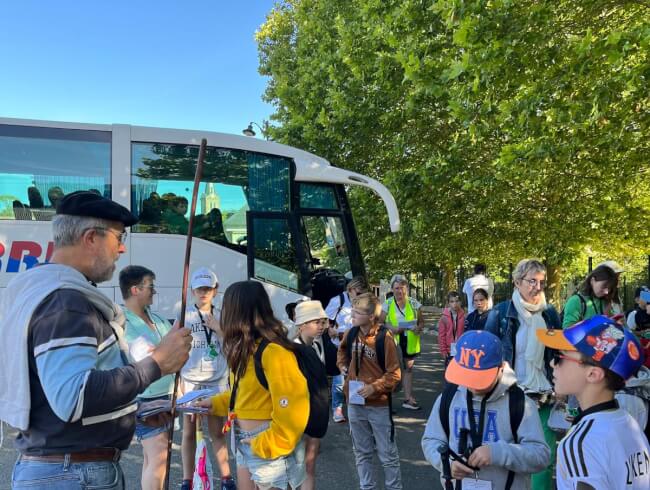 Sortie à Lourdes pour les enfants d'Hasparren et de Briscous  : 