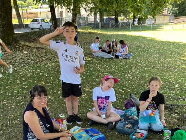 Sortie à Lourdes pour les enfants d'Hasparren et de Briscous  : 