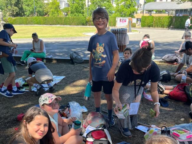 Sortie à Lourdes pour les enfants d'Hasparren et de Briscous  : 