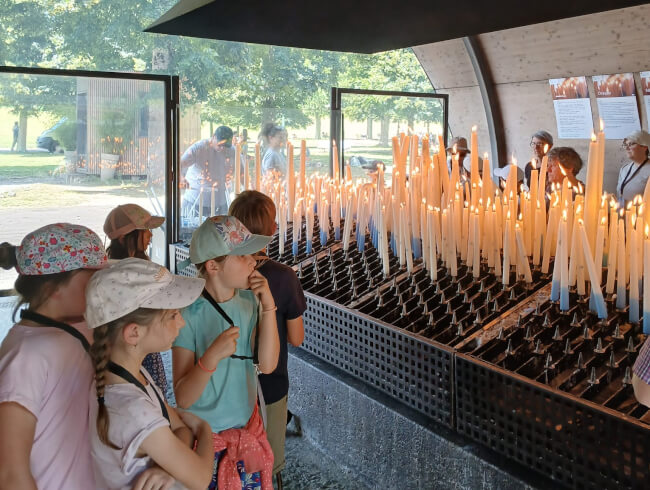 Sortie à Lourdes pour les enfants d'Hasparren et de Briscous  : 