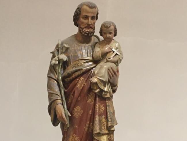 Photos de saint Joseph : Saint Joseph de l'église d'Hasparren 