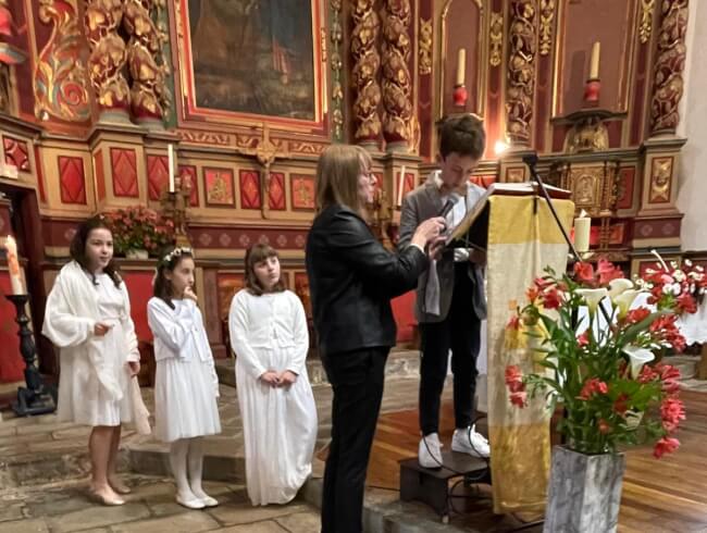 Premiere communion à Ayherre  : 