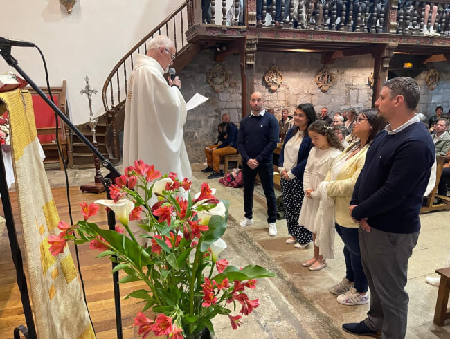 Premiere communion à Ayherre  : 