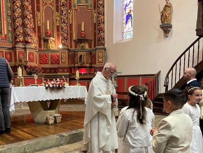 Premiere communion à Ayherre  : 