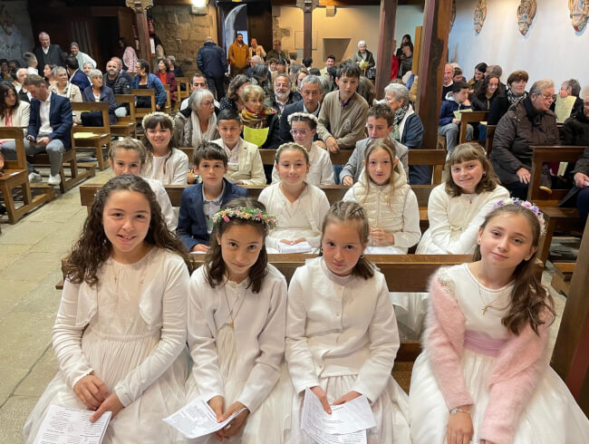 Premiere communion à Ayherre  : 
