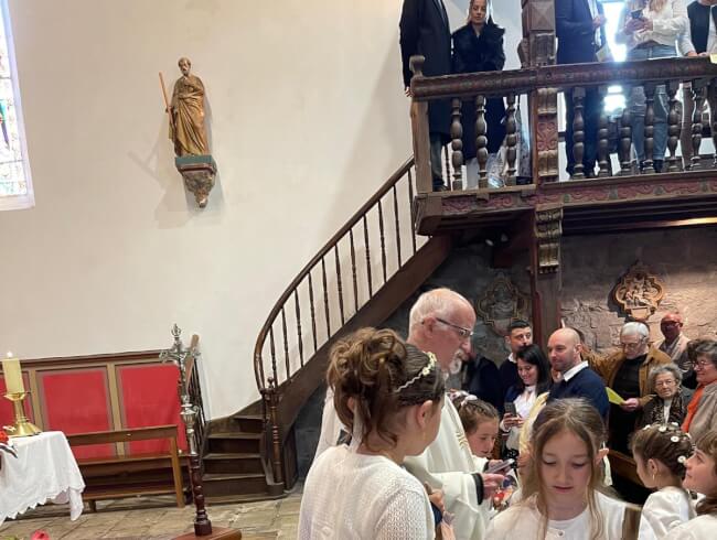 Premiere communion à Ayherre  : 