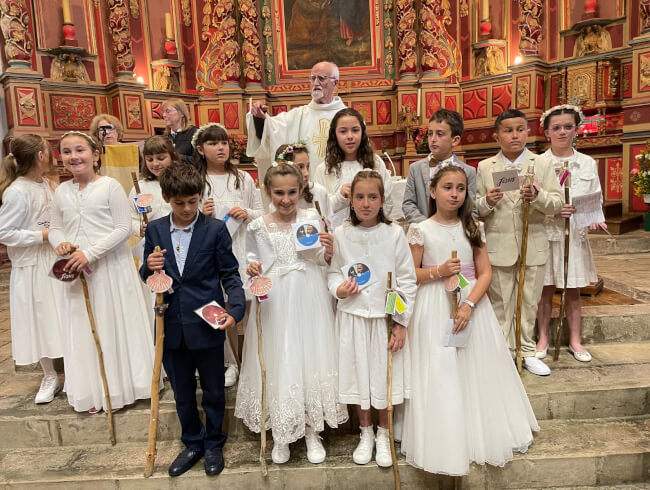 Premiere communion à Ayherre  : 