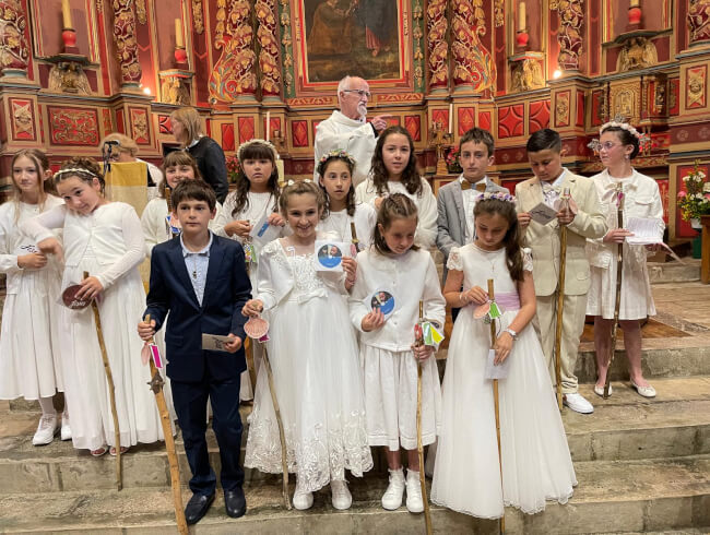 Premiere communion à Ayherre  : 