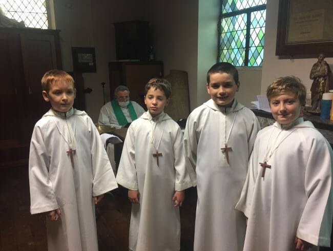 Première communion à Hasparren  : 