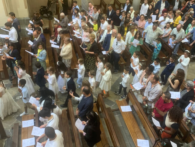 Première communion Hasparren 2022 : 