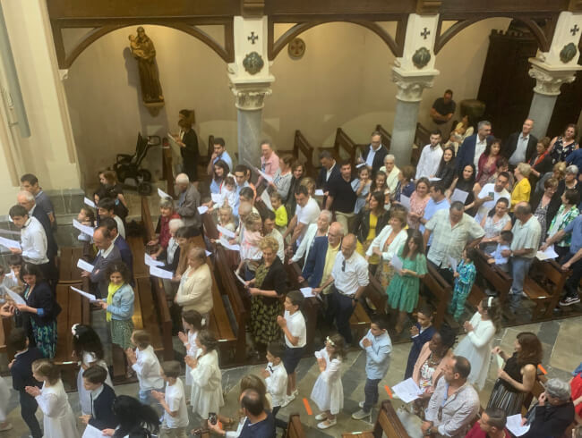 Première communion Hasparren 2022 : 