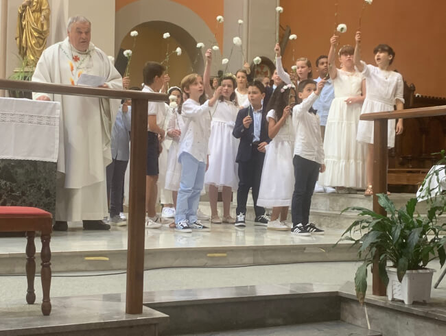 Première communion Hasparren 2022 : 