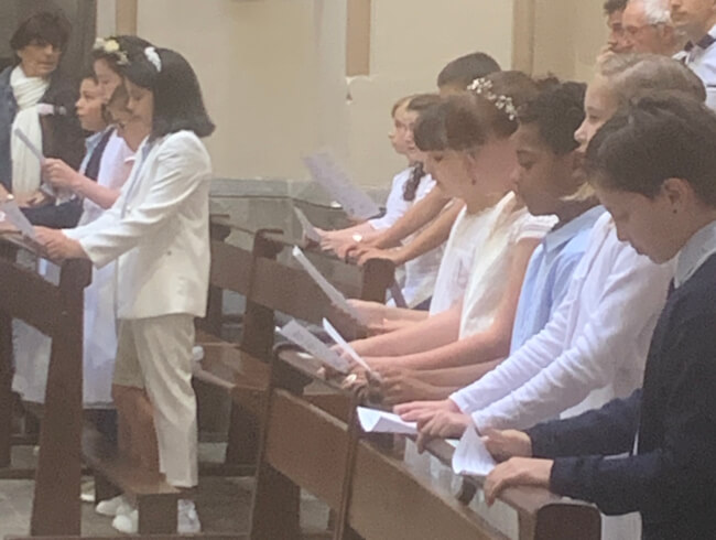 Première communion Hasparren 2022 : 