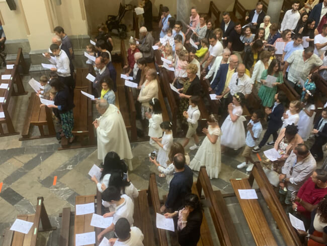 Première communion Hasparren 2022 : 