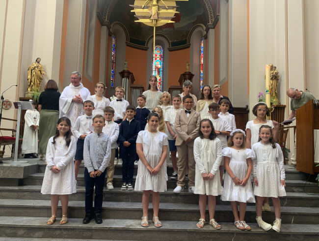 Premiere communion Hasparren 2025 : 