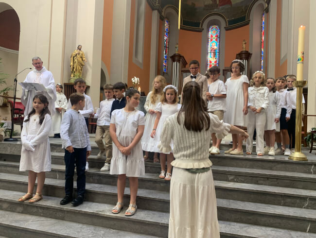 Premiere communion Hasparren 2025 : 