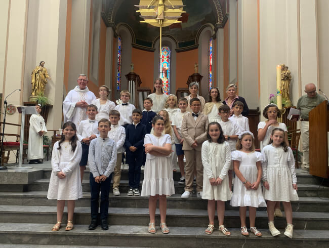 Premiere communion Hasparren 2025 : 
