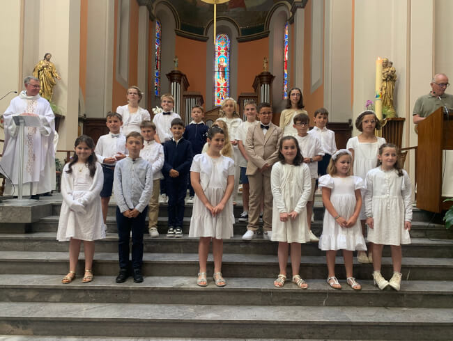 Premiere communion Hasparren 2025 : 