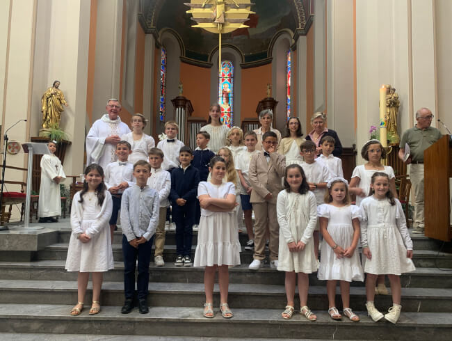 Premiere communion Hasparren 2025 : 