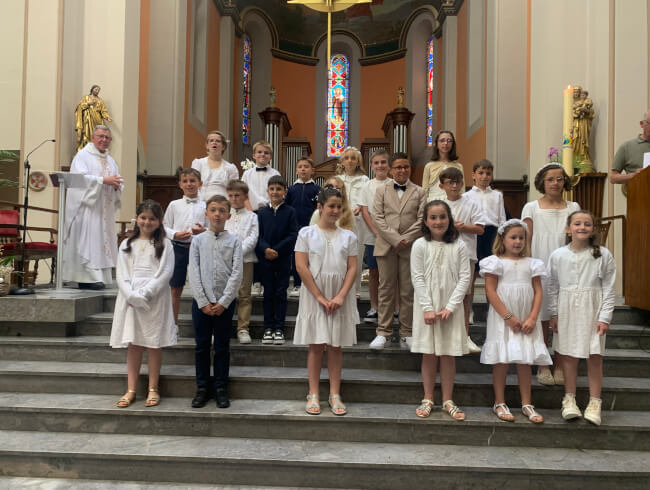 Premiere communion Hasparren 2025 : 