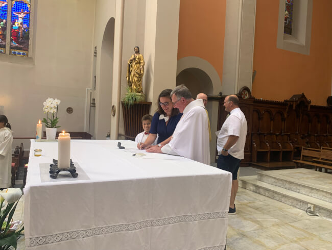 Premiere communion Hasparren 2025 : 