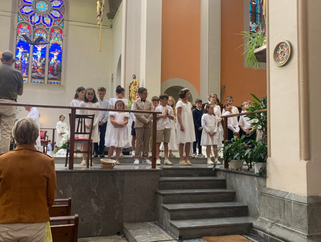 Premiere communion Hasparren 2025 : 