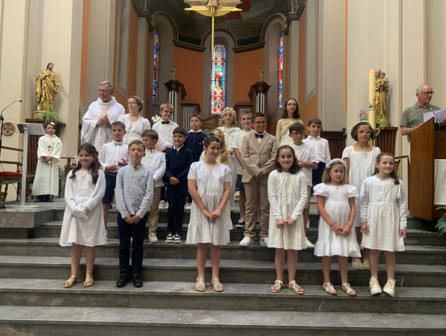 Premiere communion Hasparren 2025 : 