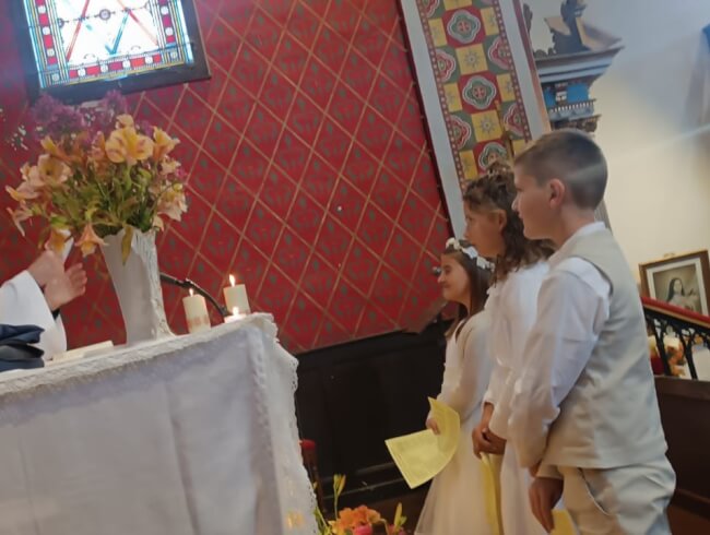 Première communion relais de l'Arberoue : 
